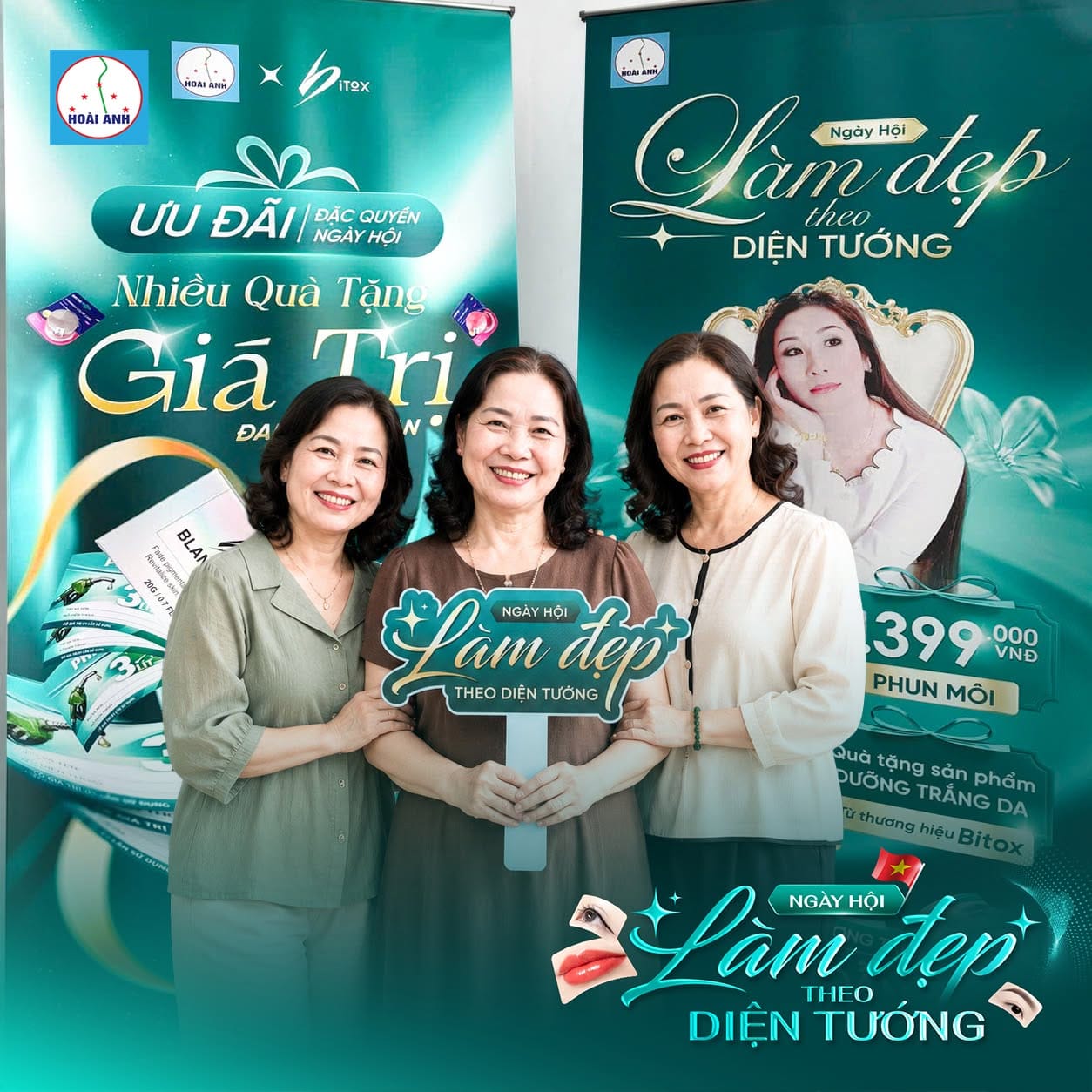 Ngày hội Làm đẹp theo diện tướng tại Hoài Anh